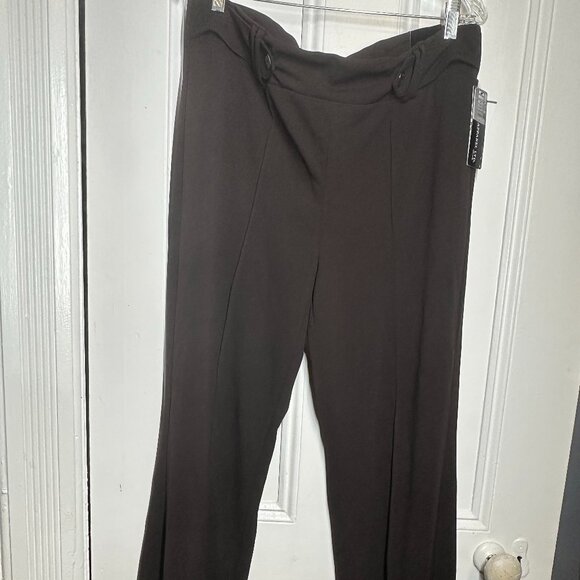 Soho Apparel Ltd. Brown Flare Leg Pants – Size XL – NWT – MSRP $48 - Picture 1 of 4